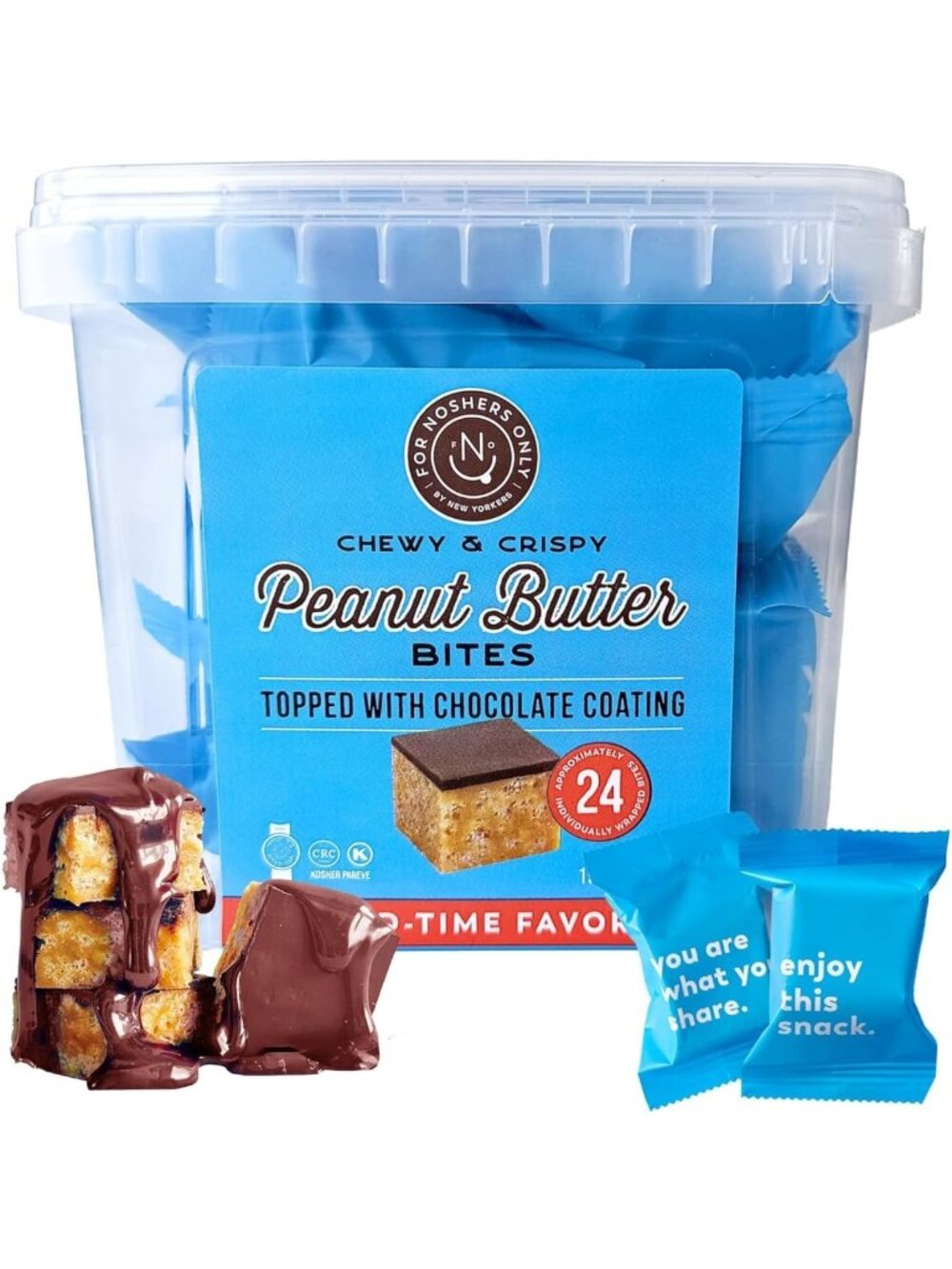 Vegan Chocolate Peanut Butter Crispy Rice Treats - Dairy-Free, Gluten-Free